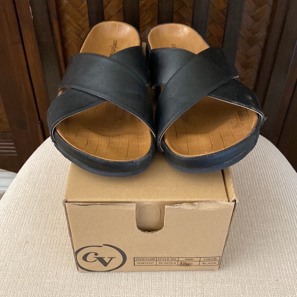 COMFORTVIEW - Gia Sandal Black 12M - Picture 2 of 7